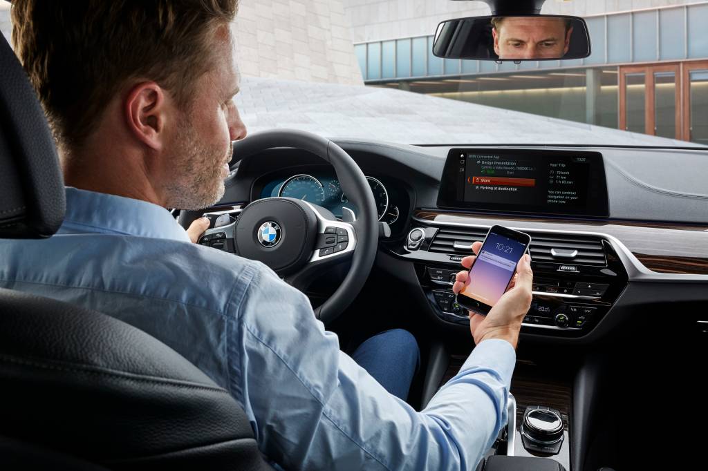 Sistema multimídia da BMW