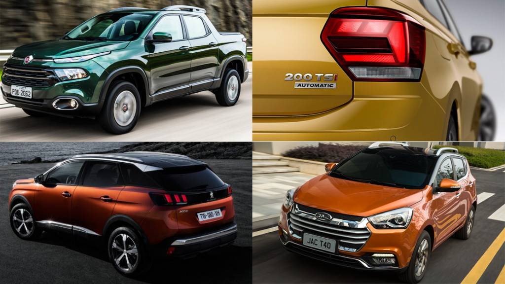 Fiat Toro, Peugeot 3008, VW Polo e JAC T40