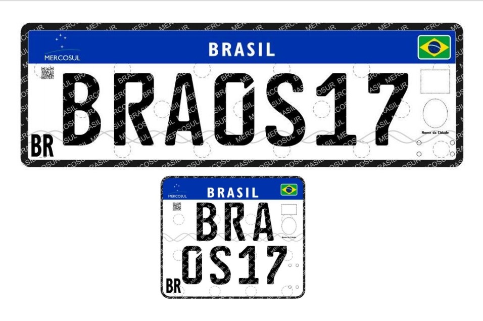 Placa Brazil Nova placa brasileira permite combinações criativas; veja algumas ...