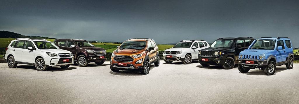 Teste SUVs 4×4 na lama