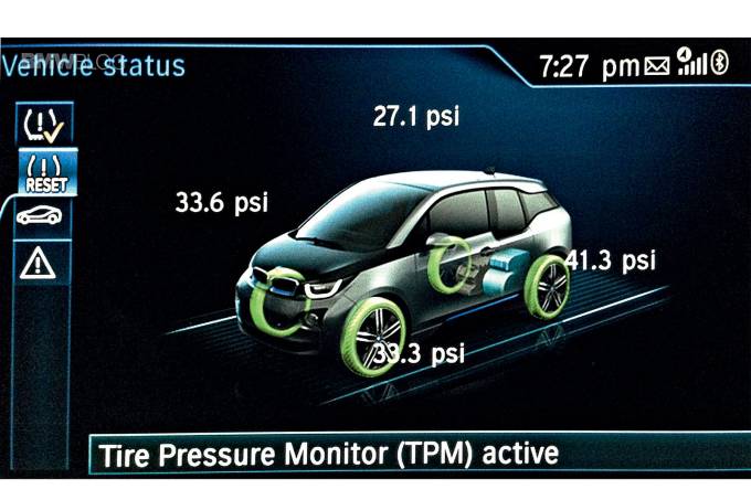 sensor de pressão dos pneus