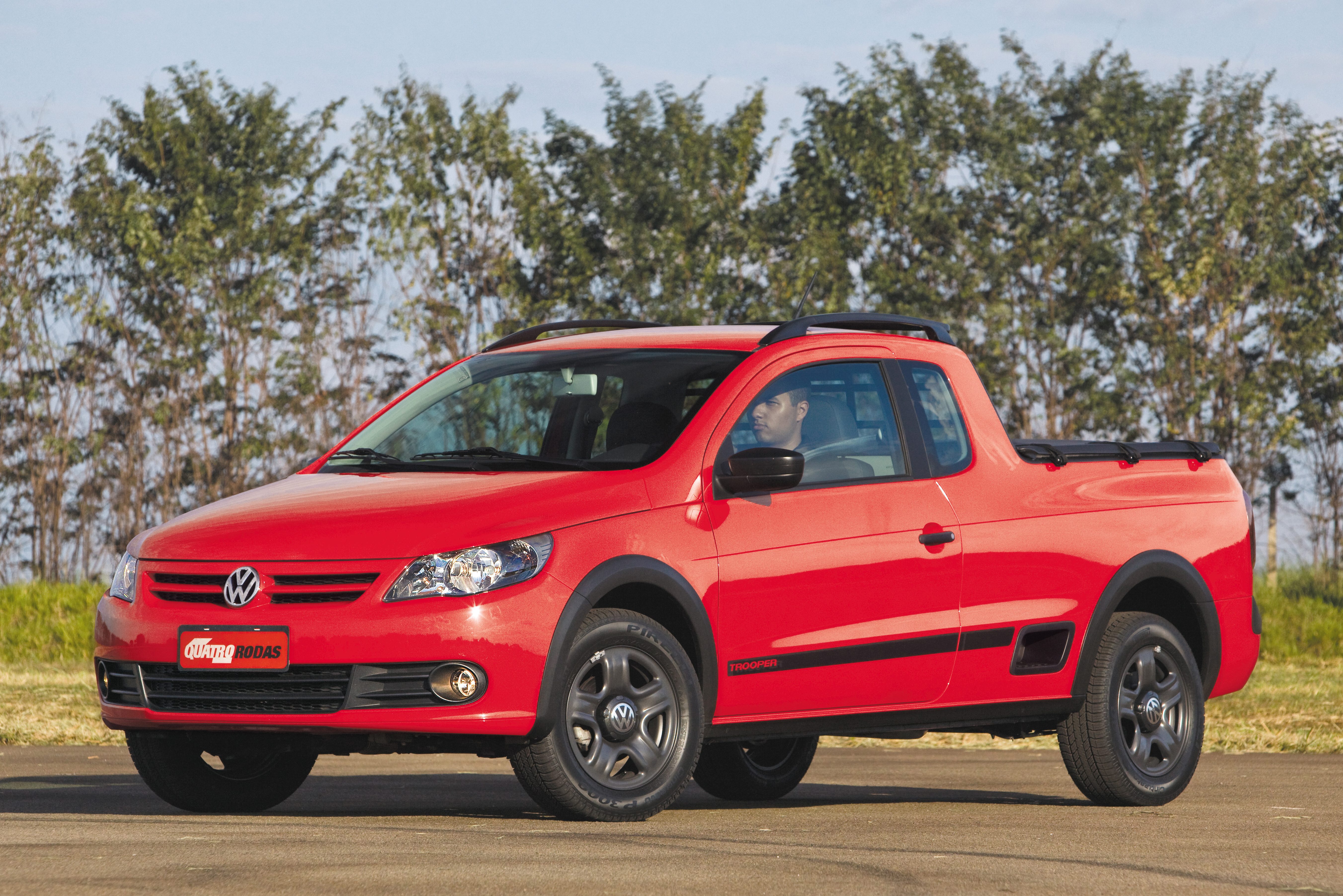 Volkswagen Saveiro 2014 herda cara reta de Gol e parte de R
