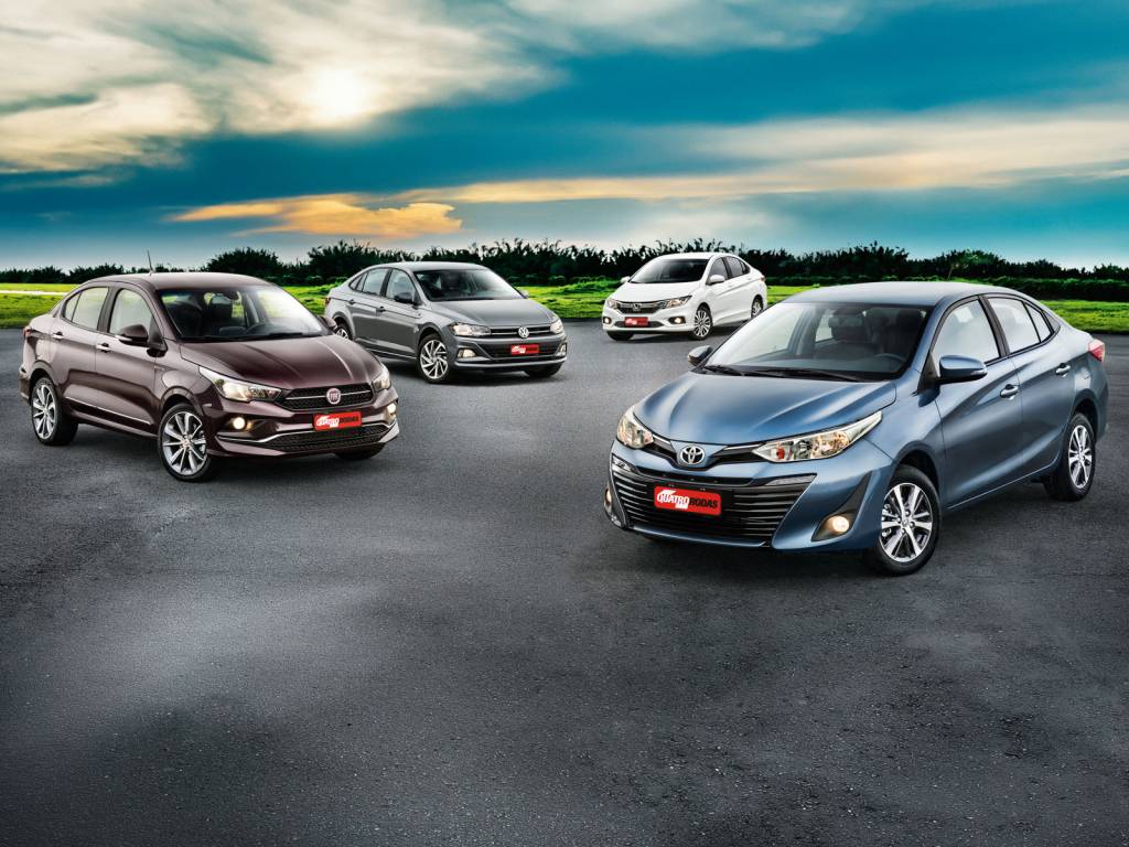Fiat Cronos X Honda City X Toyota Yaris X VW Virtus Fiat Cronos X Honda City X Toyota Yaris X VW Virtus
