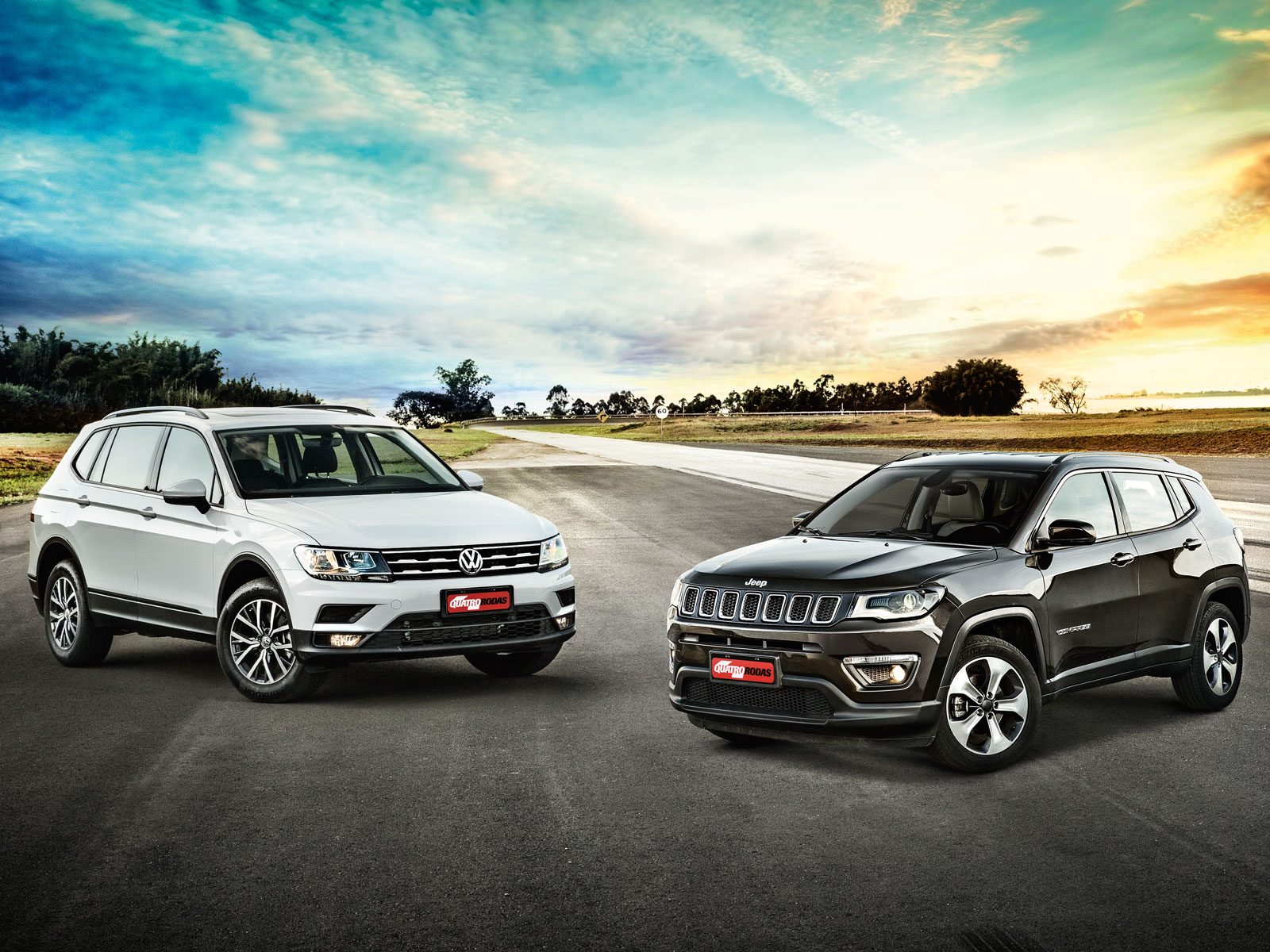 Comparativo: VW Tiguan 1.4 TSI Enfrenta O Líder Jeep Compass Flex ...