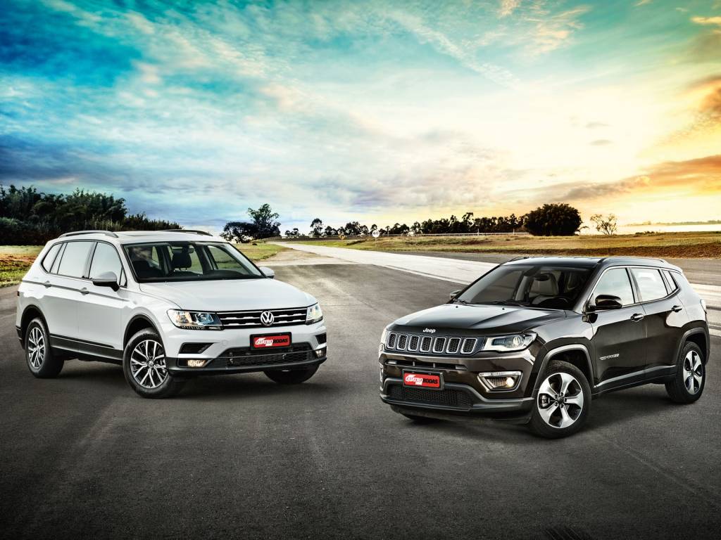 Jeep Compass x VW Tiguan Comparativo: VW Tiguan 1.4 TSI enfrenta o líder Jeep Compass Flex