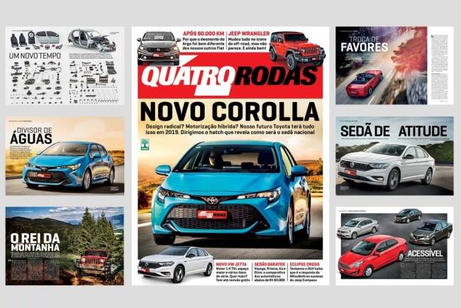 QUATRO RODAS de outubro: dirigimos o novo Toyota Corolla