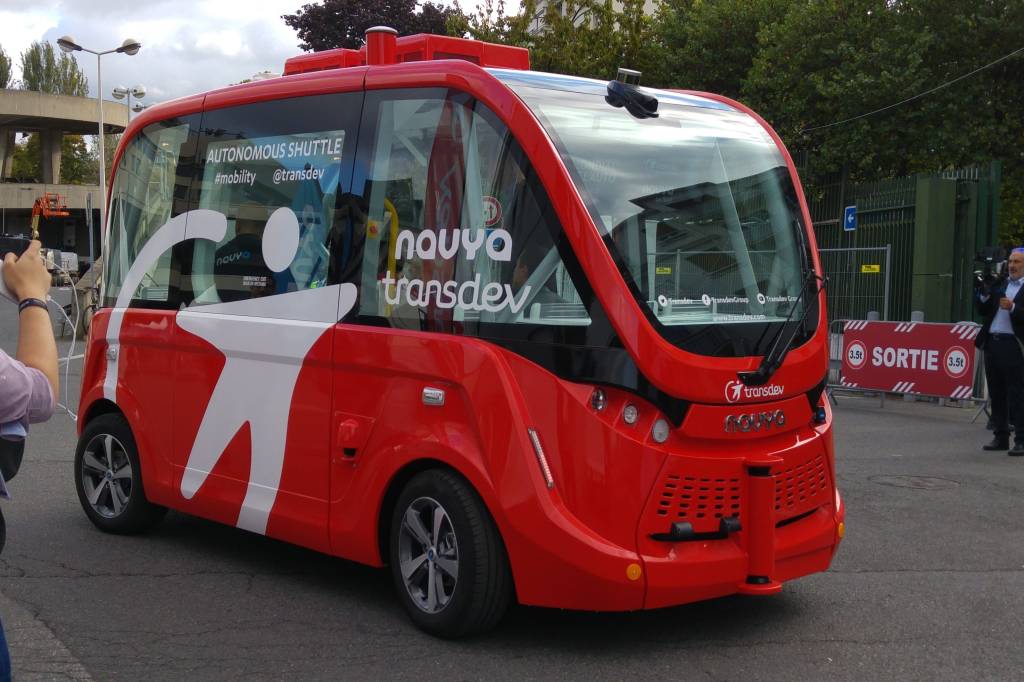 Navya Trapizio Ônibus Autônomo Navya Trapizio Ônibus Autônomo