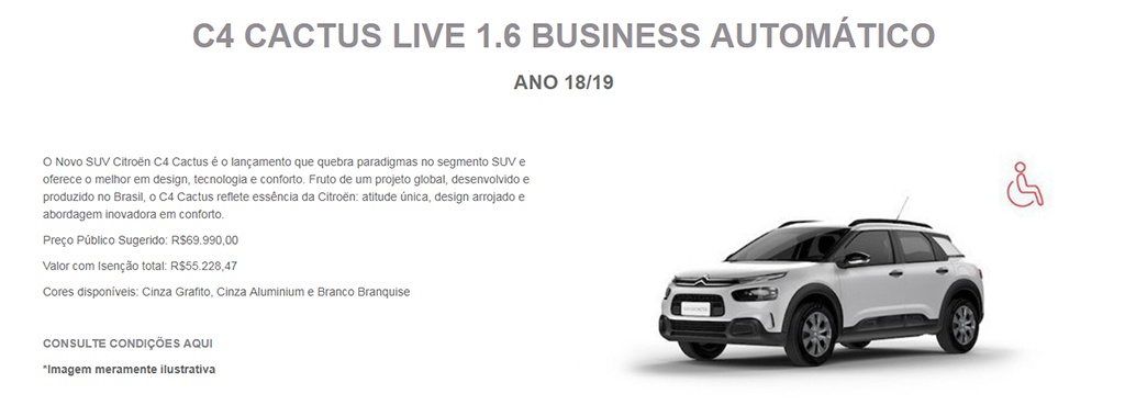 Citroën C4 Cactus PCD Citroën C4 Cactus PCD