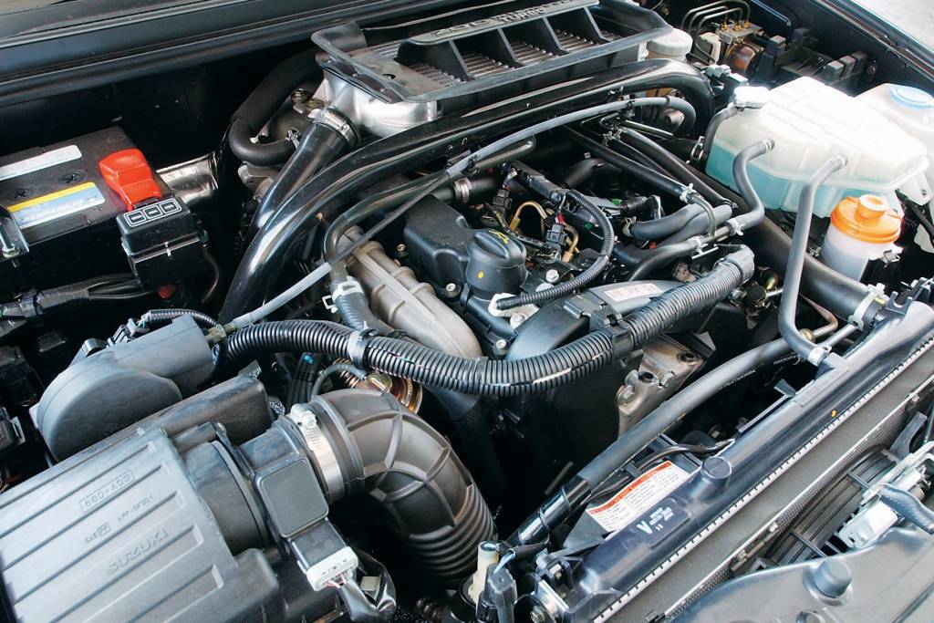 Motor turbodiesel RHZ com injeção common-rail do Grand Vitara 2.0TD, utilitário Motor turbodiesel RHZ com injeção common-rail do Grand Vitara 2.0TD, utilitário