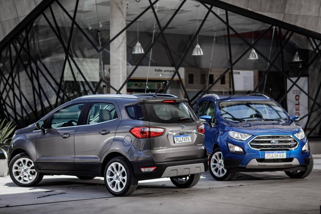 Ford EcoSport Titanium 1.5 2020 run flat Ford EcoSport perde o estepe para se alinhar a rivais, mas fica mais caro