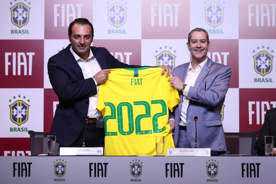 Fiat toma posto da Chevrolet e vira patrocinadora da Seleção Brasileira