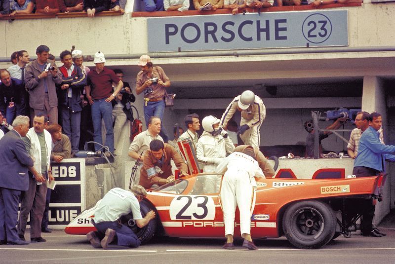 O 917K Salzburg foi o primeiro dos três Porsche que lideraram Le Mans em 1970