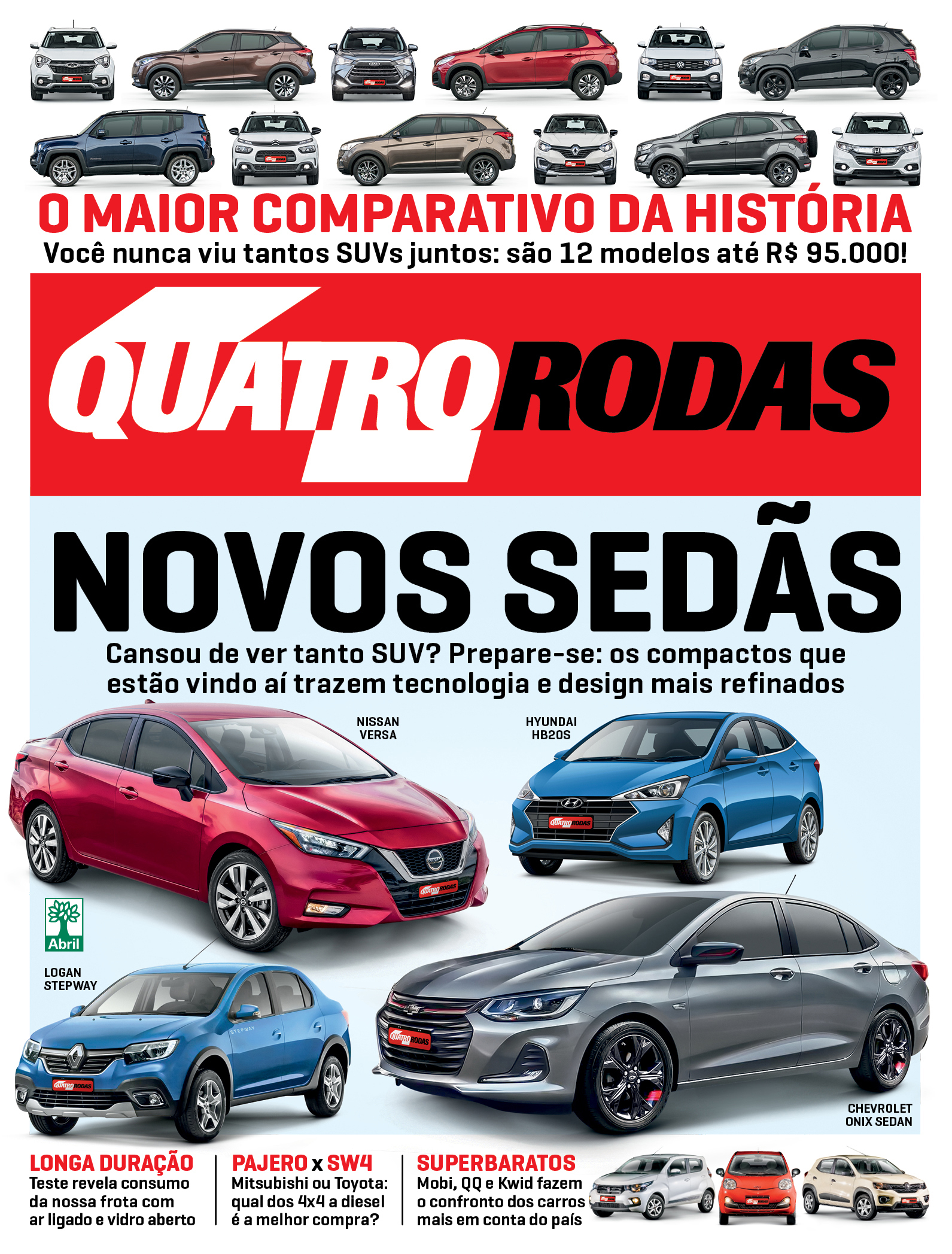 QUATRO RODAS De Maio: A Nova Leva De Sedãs Compactos Que Vem Por Aí ...