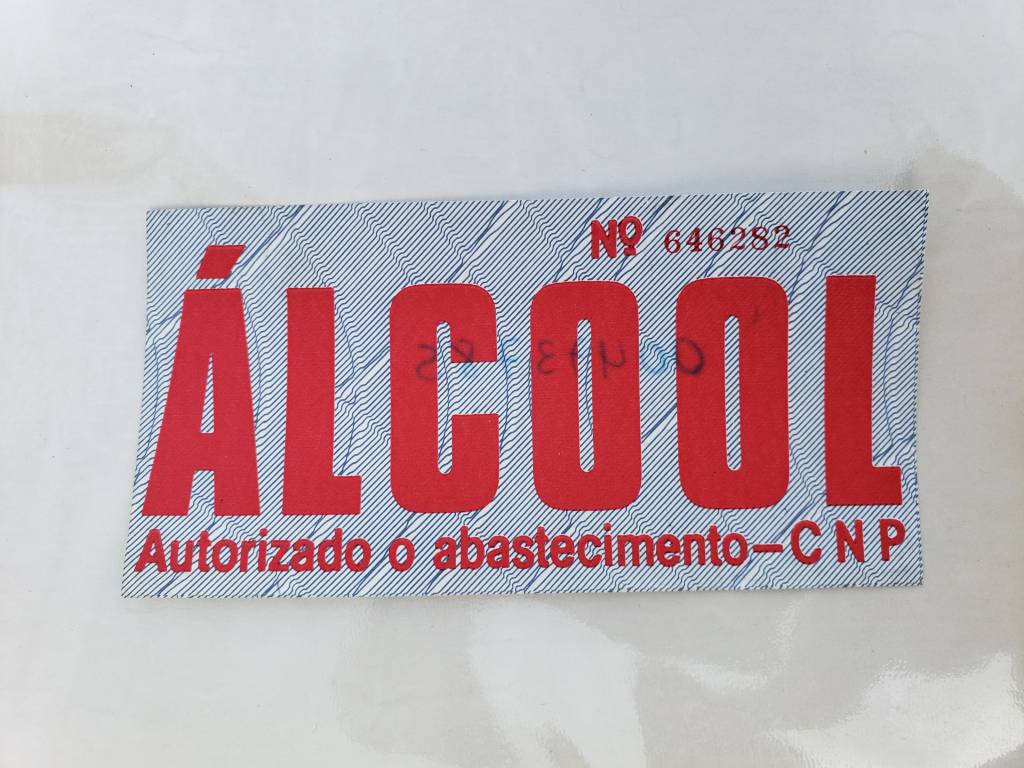 Adesivo para uso de álcool Adesivo para uso de álcool