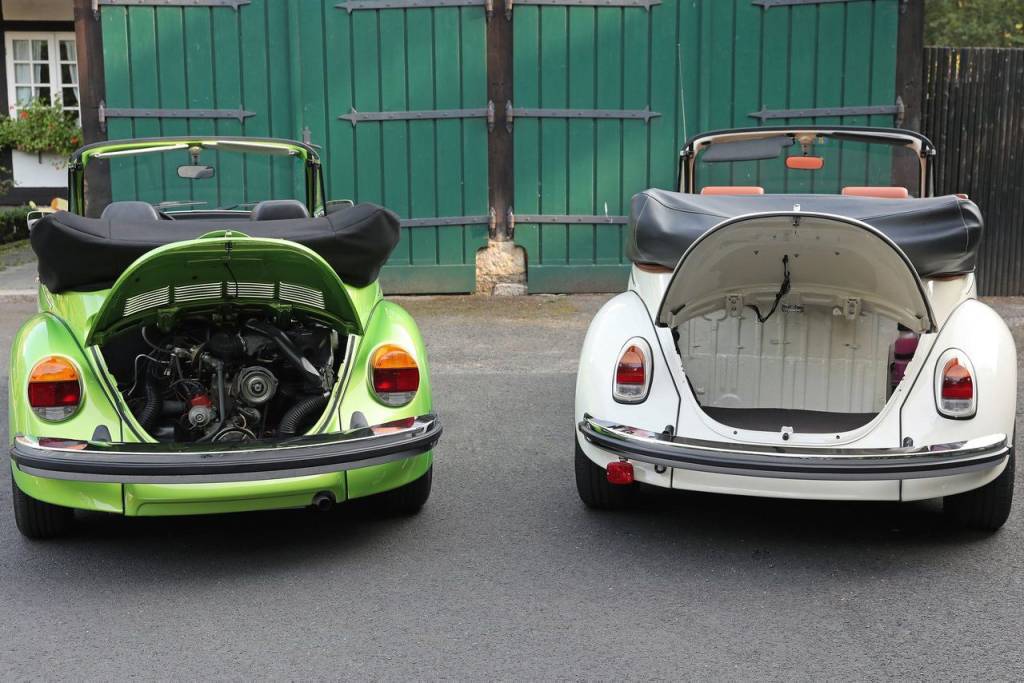 Fusca não tem mais o motor tradicional, o elétrico fico localizado no eixo dianteiro