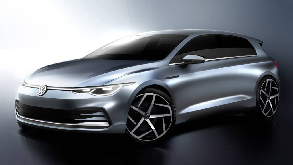 The all-new Golf (design sketch) The all-new Golf (design sketch)