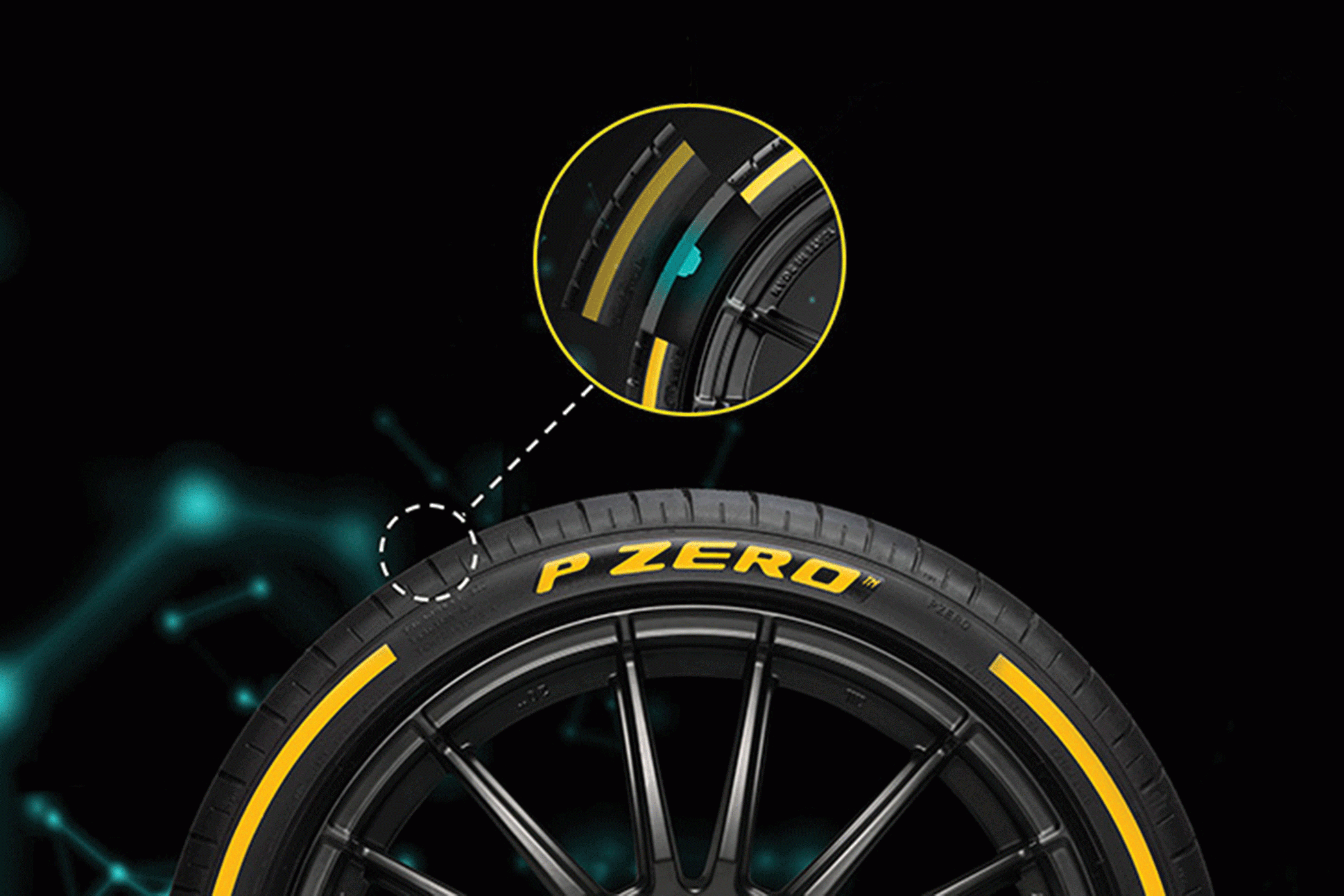 Sensor é instalado na banda de rodagem do pneuSensor é instalado na banda de rodagem do pneu
