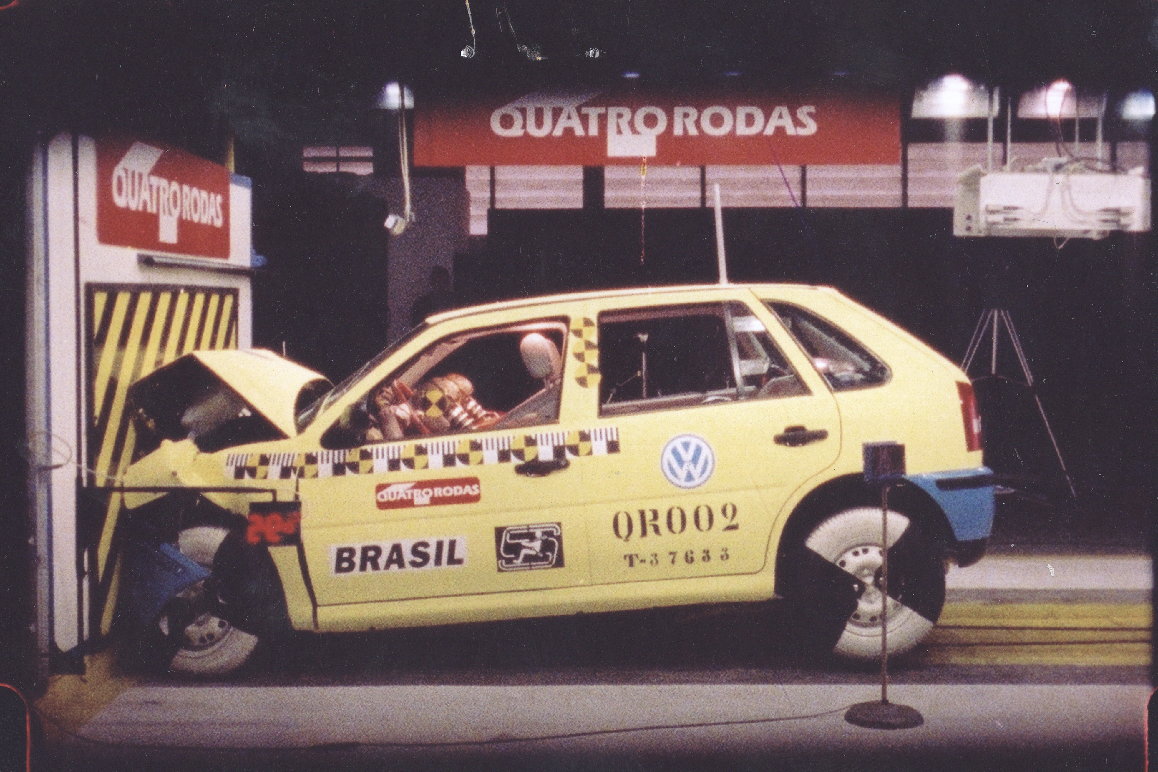 Teste de impacto do Gol, feito pela Quatro Rodas.