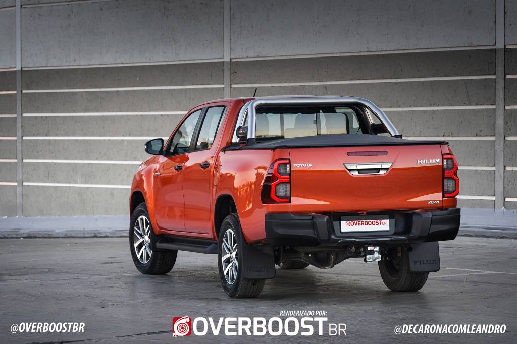 Nova Toyota Hilux projeção Nova Toyota Hilux projeção