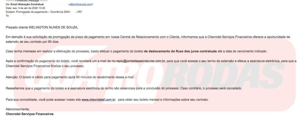 Email refinanciamento Email refinanciamento