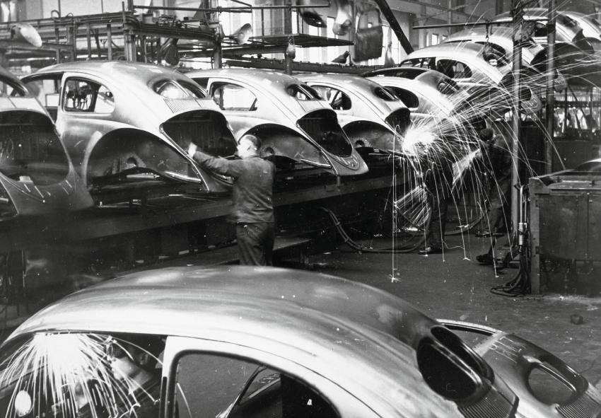 1952 VW Beetle Wolfsburg factory