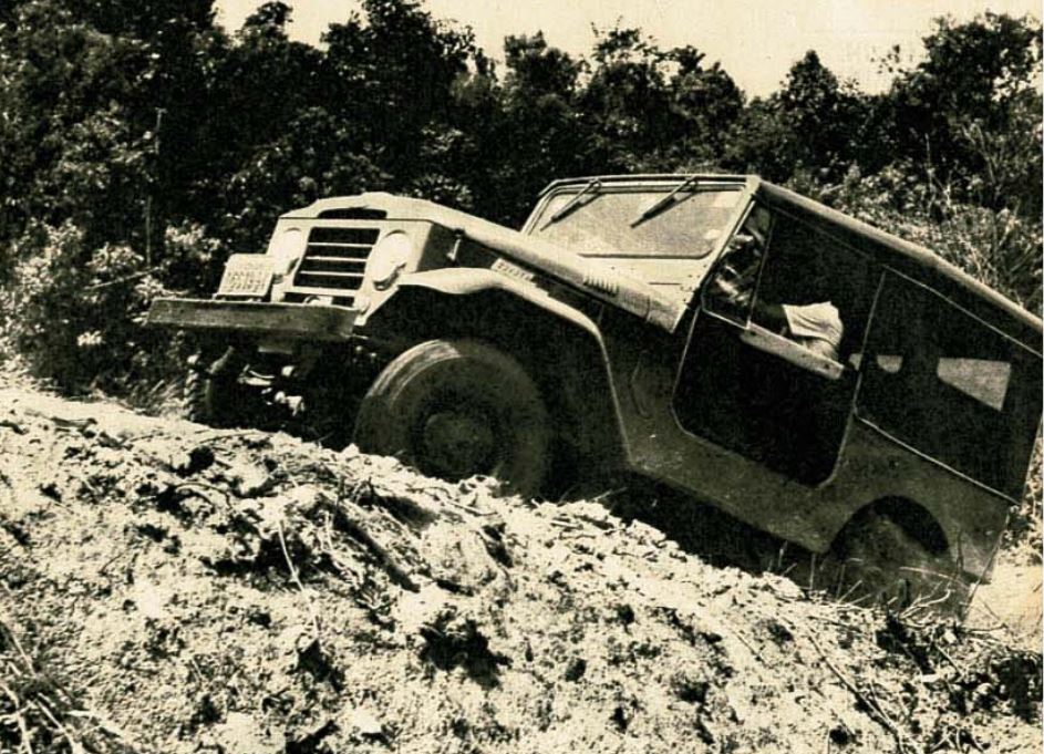 Toyota Bandeirante testado em 1964