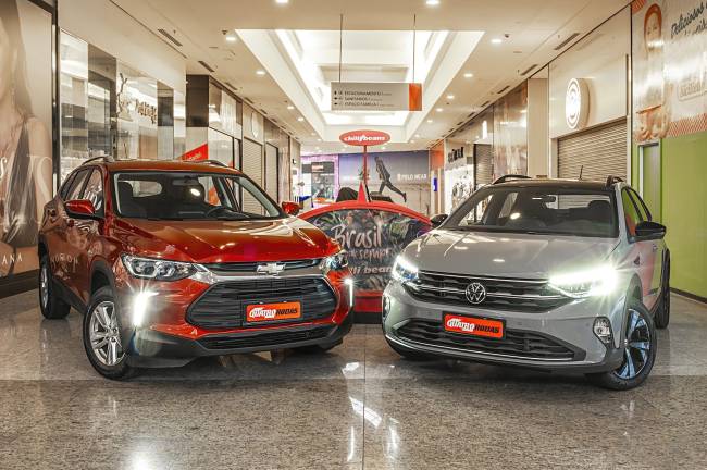 Comparativo: Chevrolet Tracker e VW Nivus se enfrentam... no shopping