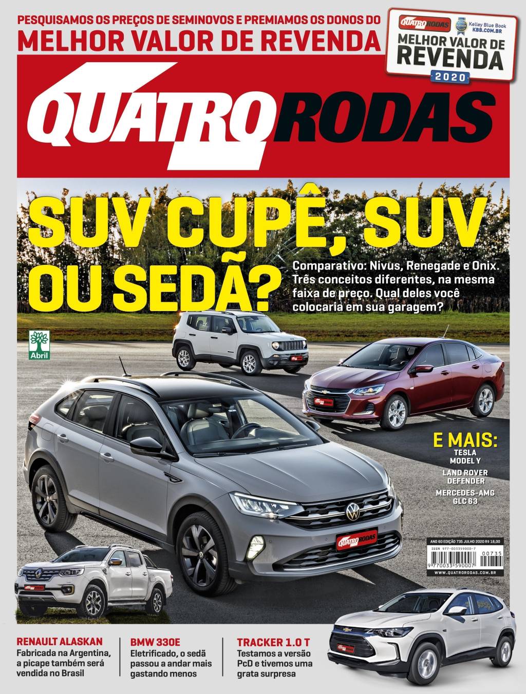 Quatro Rodas 735 – capa Camaro e Mercedes-AMG C 63 são apreendidos por racha a 232 km/h