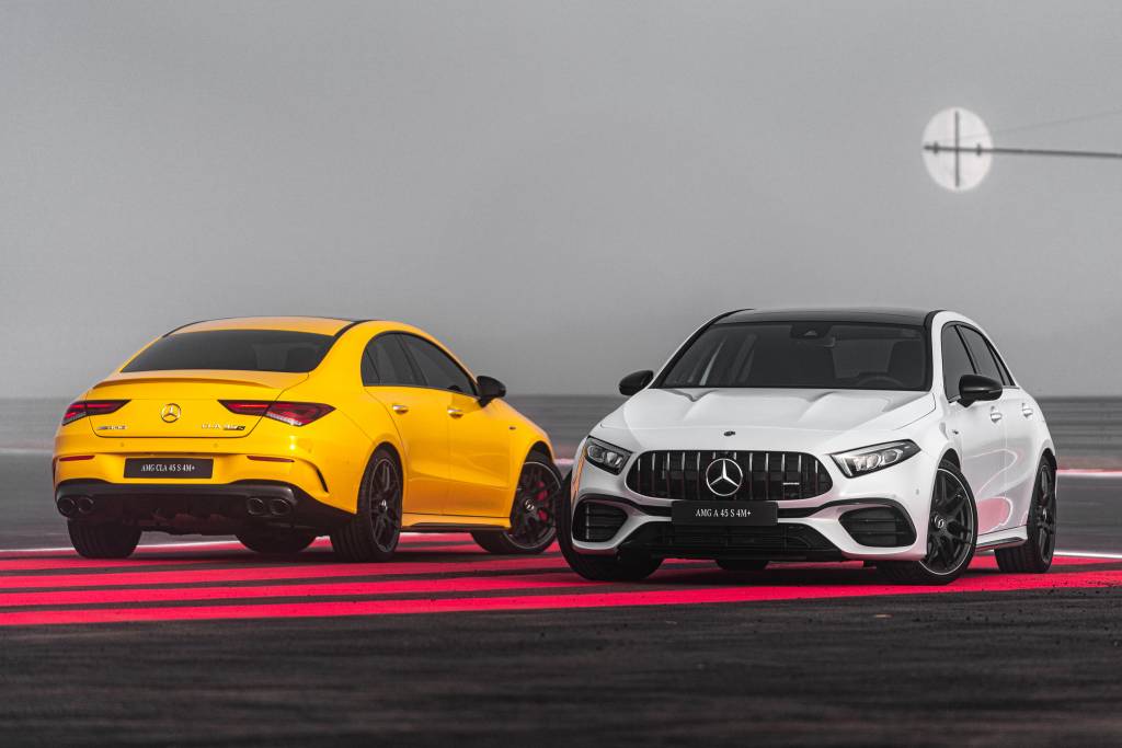 Com motor 2.0 de 421 cv, Mercedes-AMG A 45 e CLA 45 partem dos R$ 434.900
