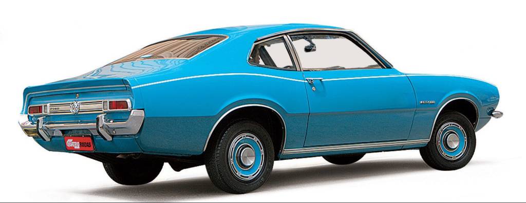 Ford Maverick 4cc GRANDES BRASILEIROS Maverick OHC quatro cilindros, ano 1975.