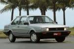 Santana GLS, modelo 1989 da Volkswagen, testado pela revista Quatro Rodas.