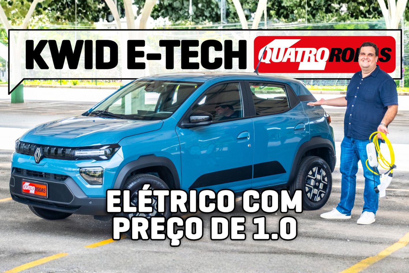 Renault Kwid E-Tech: carro ELÉTRICO de R$ 99.990 faz sentido PARA QUEM?