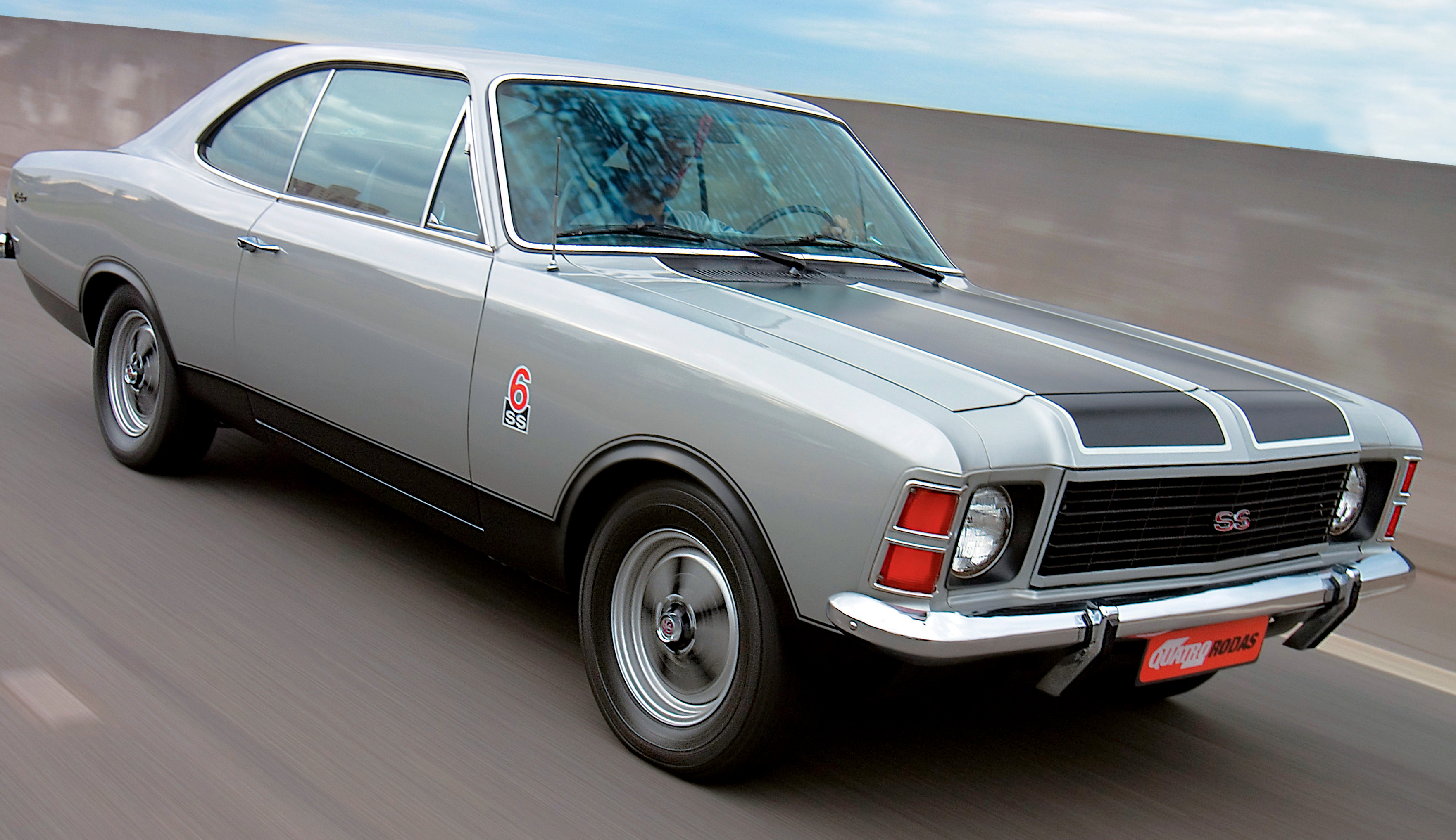 Opala SS, modelo 1976 da Chevrolet, testado pela revista Quatro Rodas.