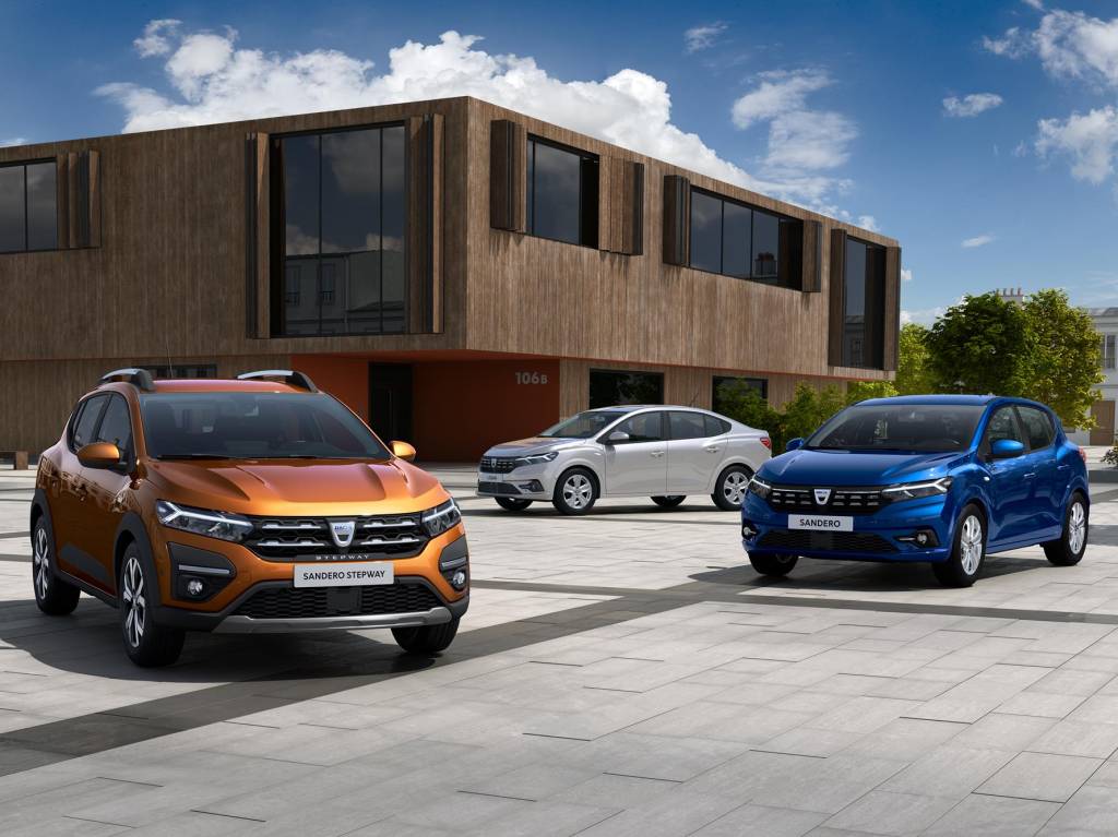 New Sandero SanderoStepway and Logan 2021 (7) Nova família de compactos será lançada no Brasil em 2022