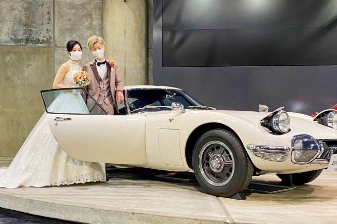 Casamento no museu do automóvel
