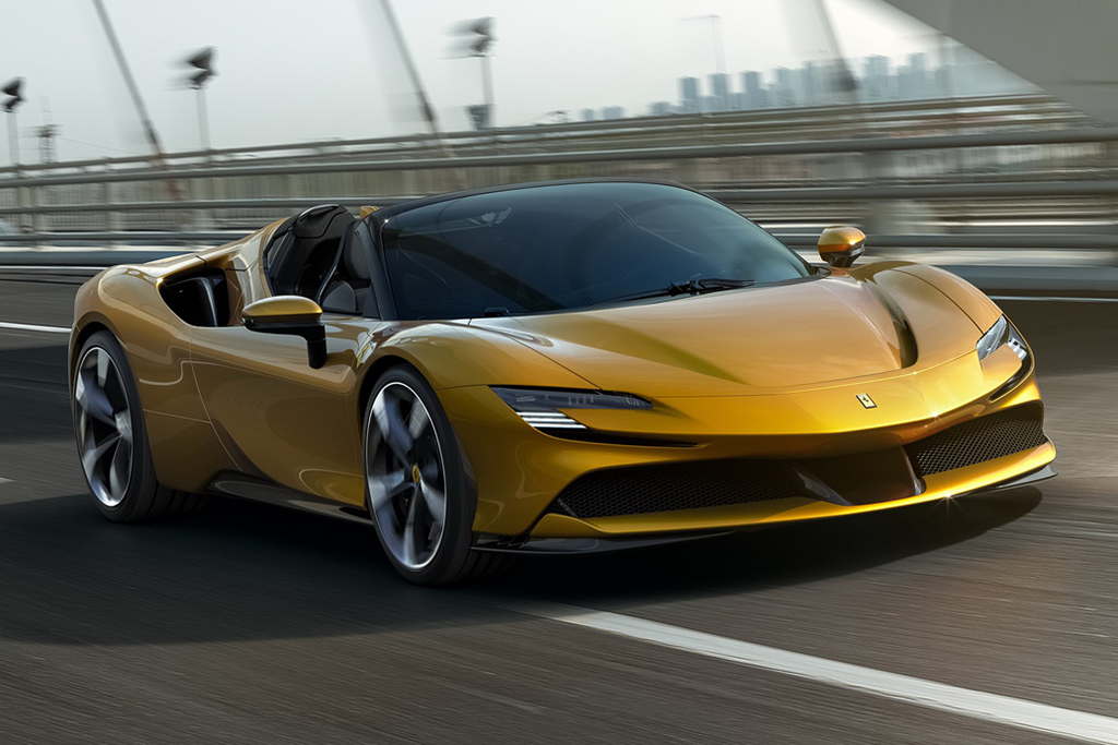 Ferrari SF90 Spider Ferrari SF90 Spider é híbrido plug-in de 1.000 cv que até puristas desejam