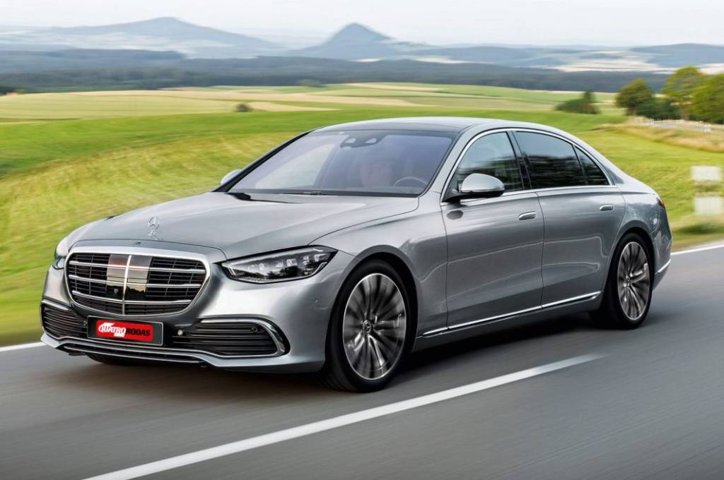 Mercedes-Benz S-Klasse, 2020, Outdoor, Fahraufnahme, Exterieur: Hightechsilber // Mercedes-Benz S-Class, 2020, outdoor, driving shot, exterior: hightech silver