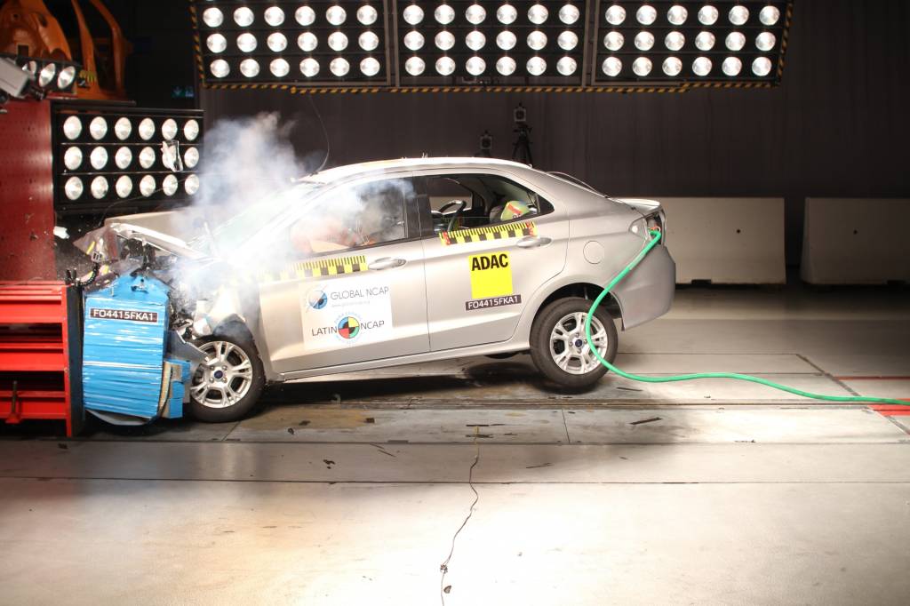 Crash Test Ford Ka Hyundai HB20 e Ford Ka zeram teste do Latin NCAP com novo protocolo