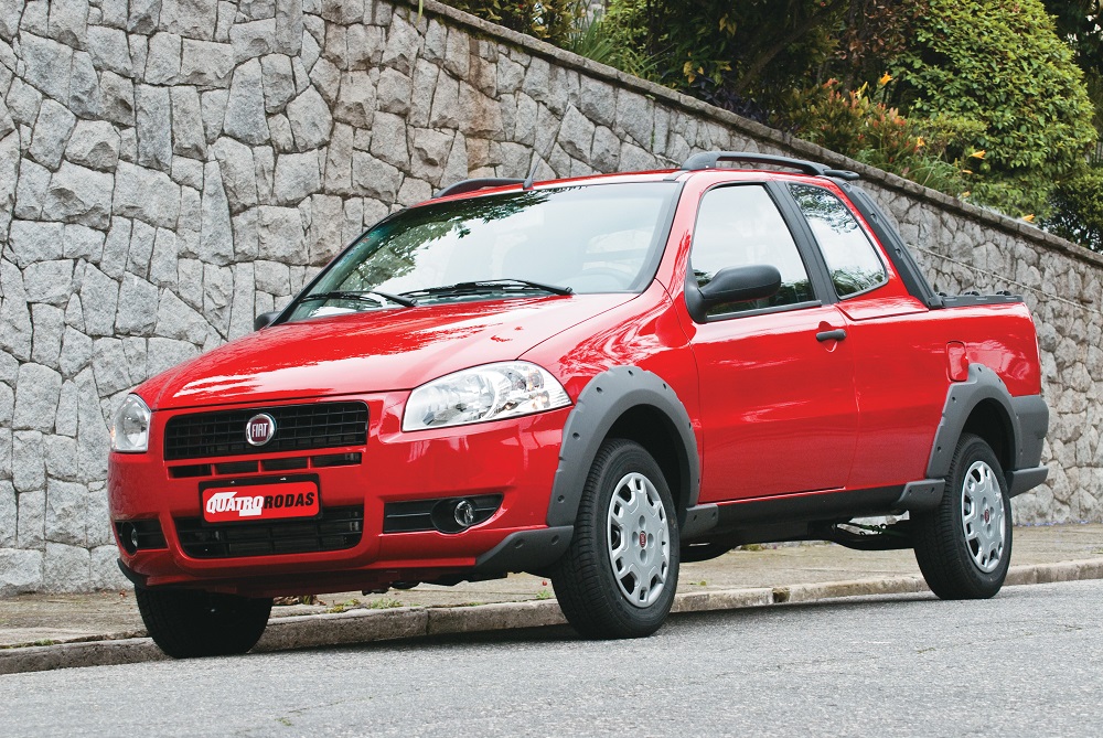 Strada Working 1.4 CD, modelo 2009 da Fiat, testada pela revista Quatro Rodas.