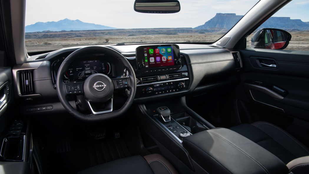 Interior do novo Nissan Pathfinder 2022