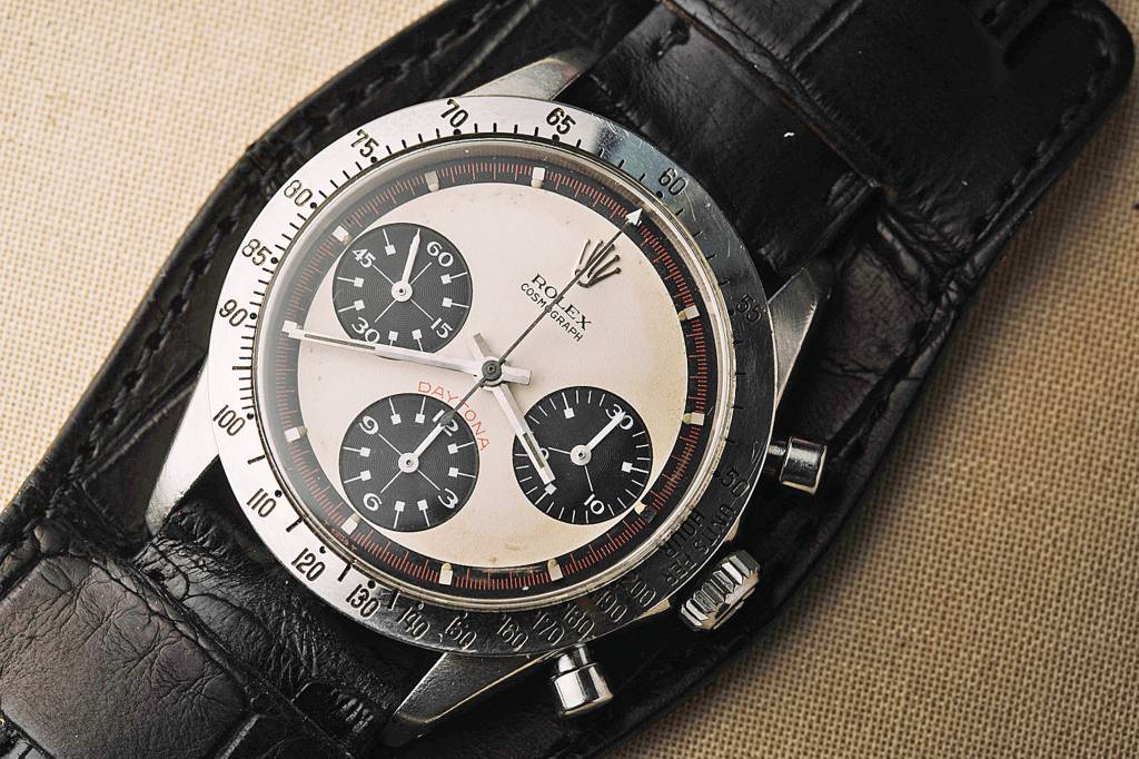 O Rolex Daytona de Paul Newman, lenda das telas e das pistas de corrida é o grande recordista de valor