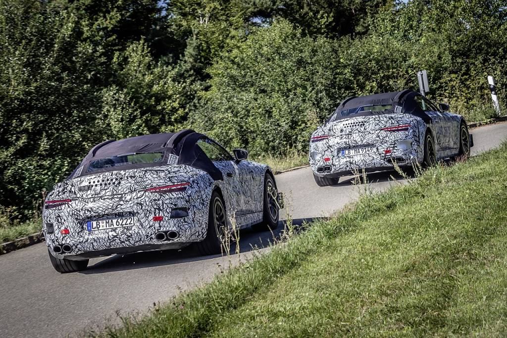Erprobung Mercedes SL Generation R 232 (9) Mercedes SL