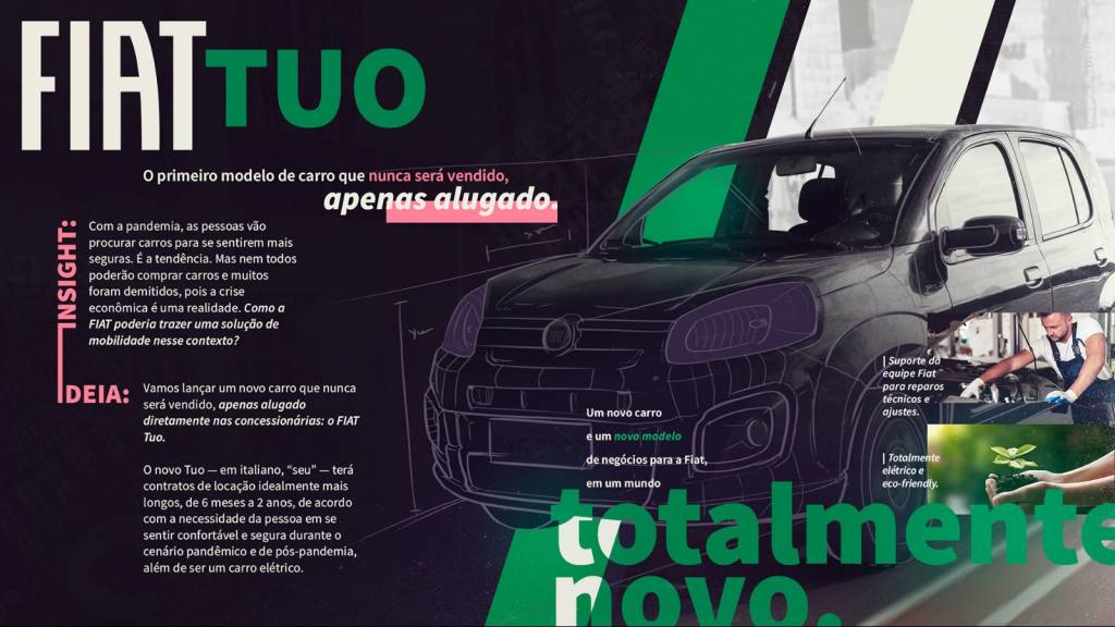 Projeto Fiat Tuo Idealizado por estudantes da Bahia, o Fiat Tuo não é exatamente um SUV
