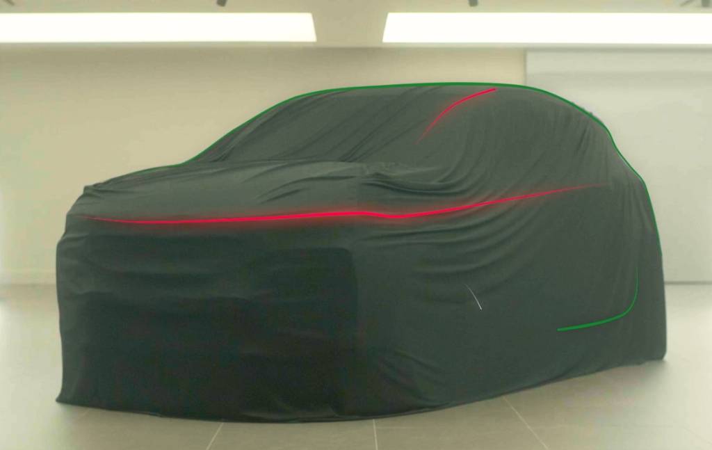 Na imagem: Um teaser permite que mostra o formato da carroceria e alguns detalhes da dianteira do SUV Fiat: Progetto 363