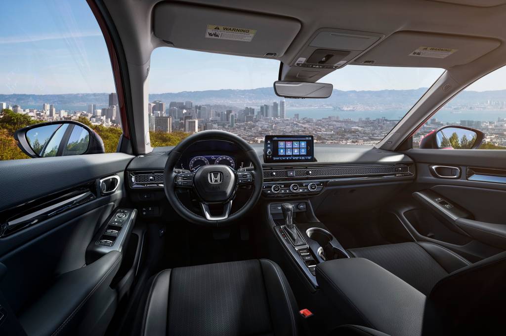 Interior do novo Honda Civic Sport 2022