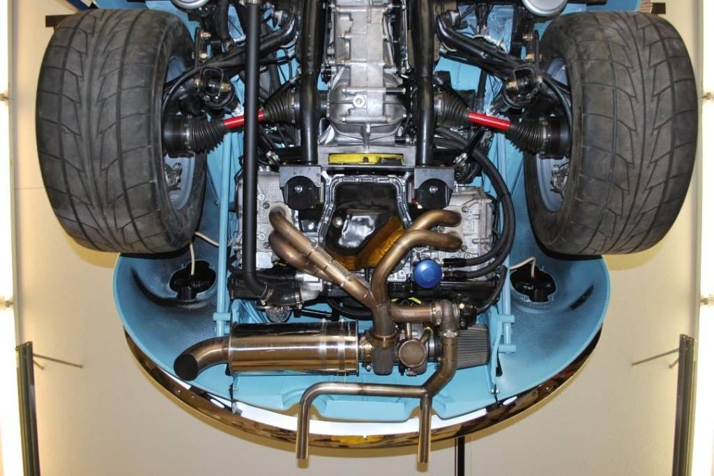 Fusca 1973 524 cv Pneus mais largos contribuem para a arrancada voraz