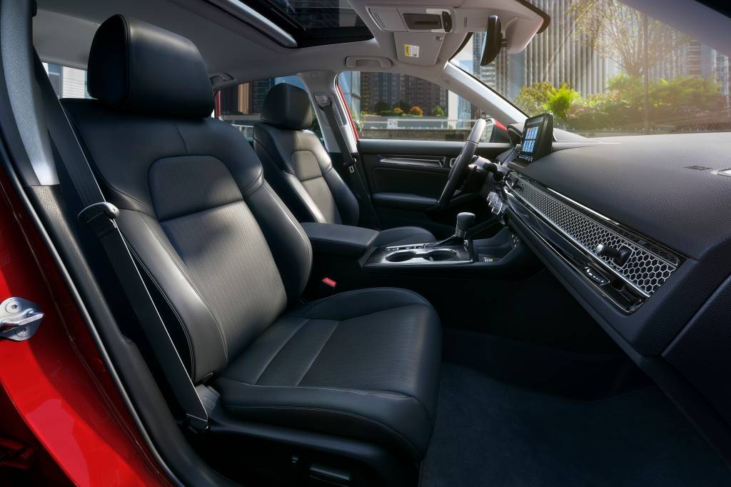 14 2022 Honda Civic Sedan Sport Interior do novo Honda Civic Sport 2022