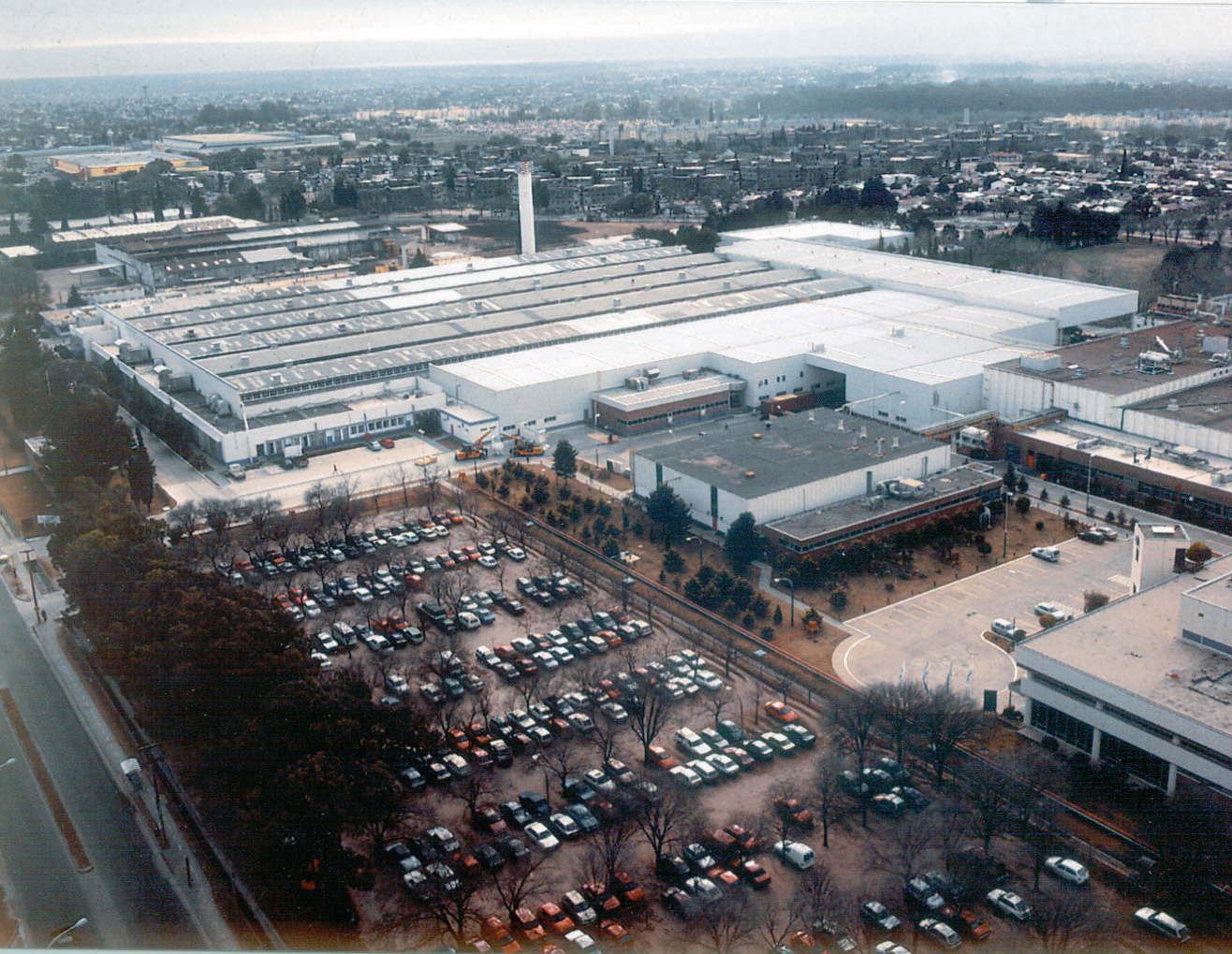 Fábrica da Volkswagen em Córdoba, Argentina Luftansicht von Volkswagen Argentina, Standort Cordoba