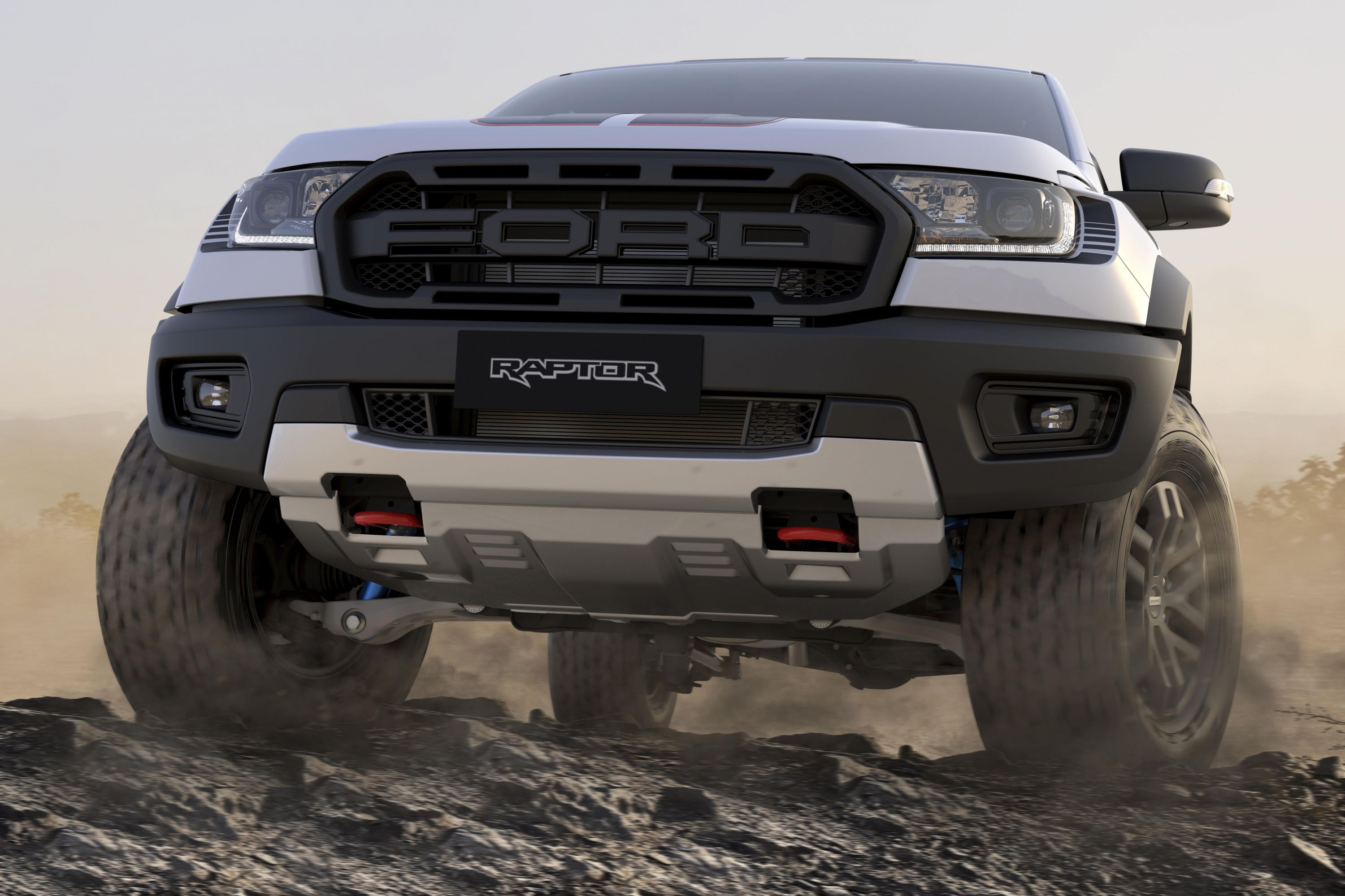 Ford Ranger Raptor X 2021 Austrália (6) Até os faróis são ornados com visual sob medida