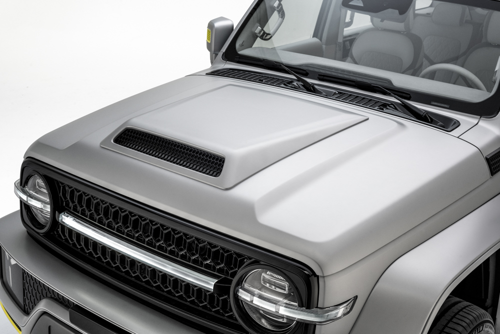 Novo Great Wall Tank Cybertank (6) Corpinho de Mercedes, rostinho de Ford Bronco